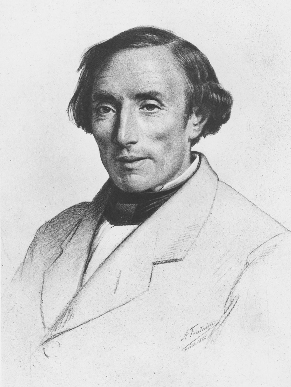 Ernest Bersot, 1866 av A. Fontaine