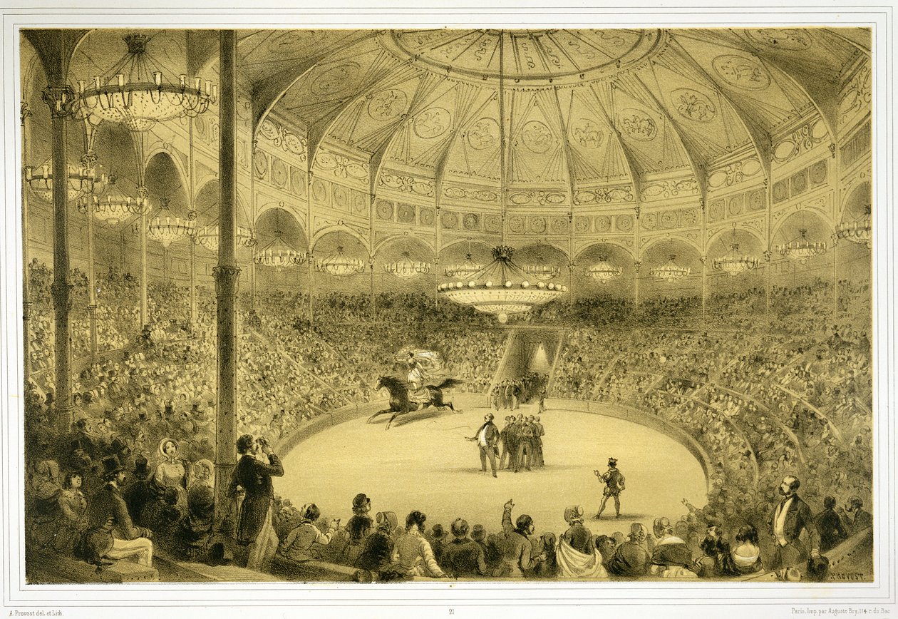 National Circus, utgiven av Auguste Bry av A Provost