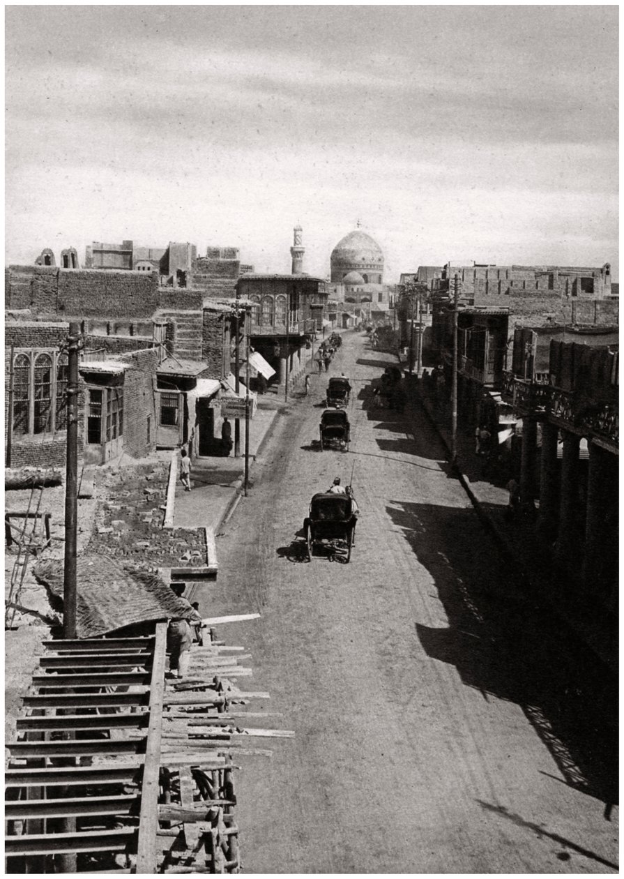 En gata i Bagdad, Irak, 1925 av A. Kerim