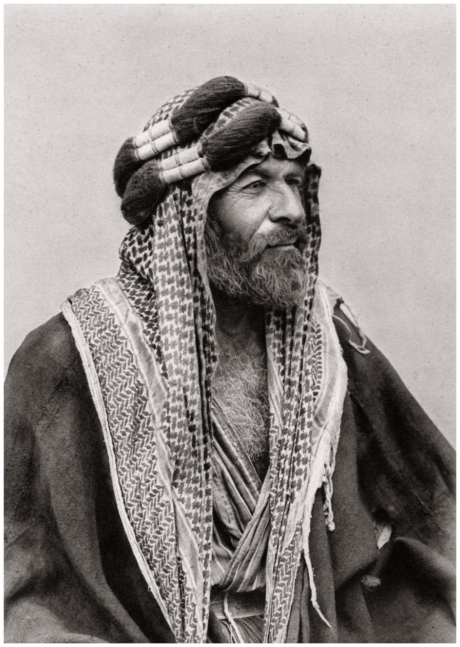 En arabisk sheikh, Irak, 1925 av A. Kerim