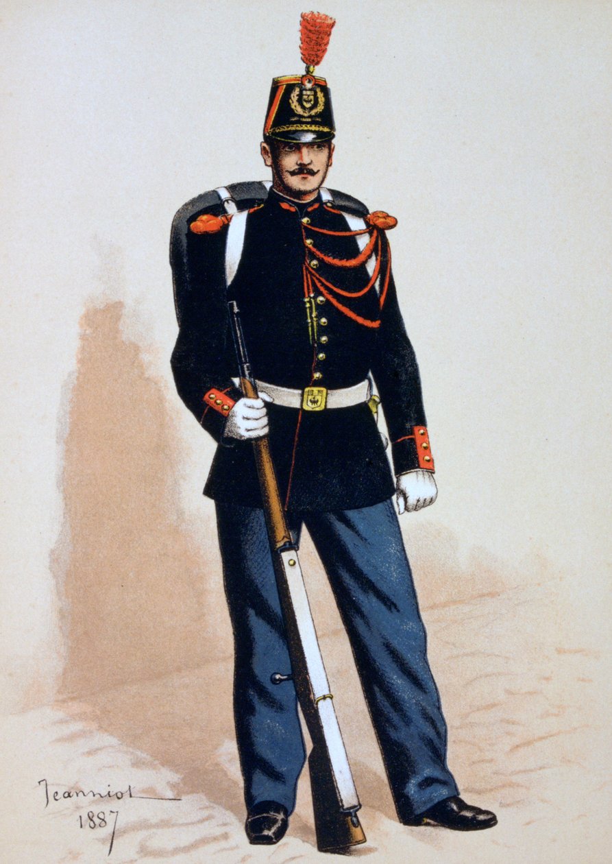 Republikanska gardet, 1871 1887 av A. Lemercier