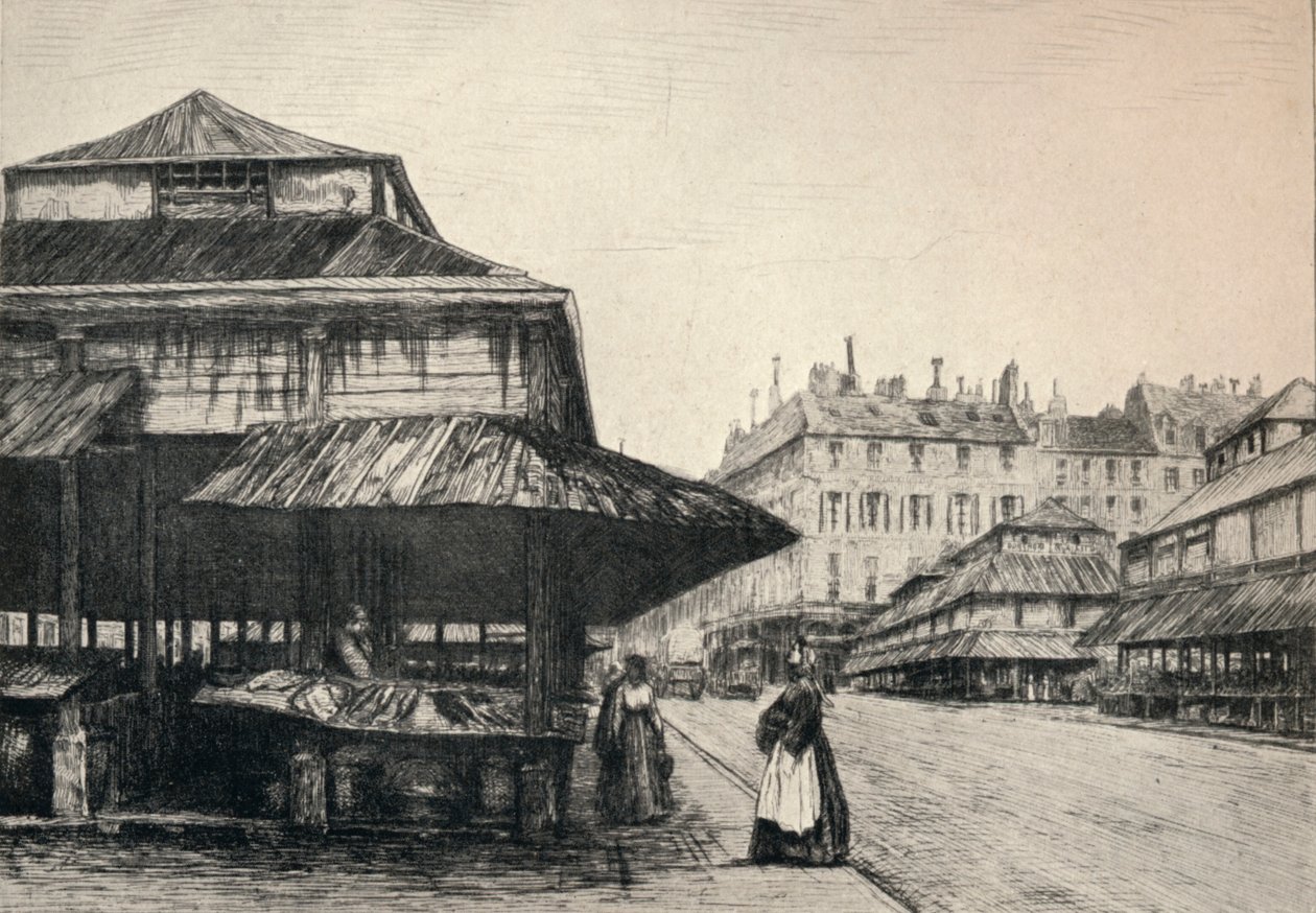 St Honore-marknaden, 1915 av A. P. Martial
