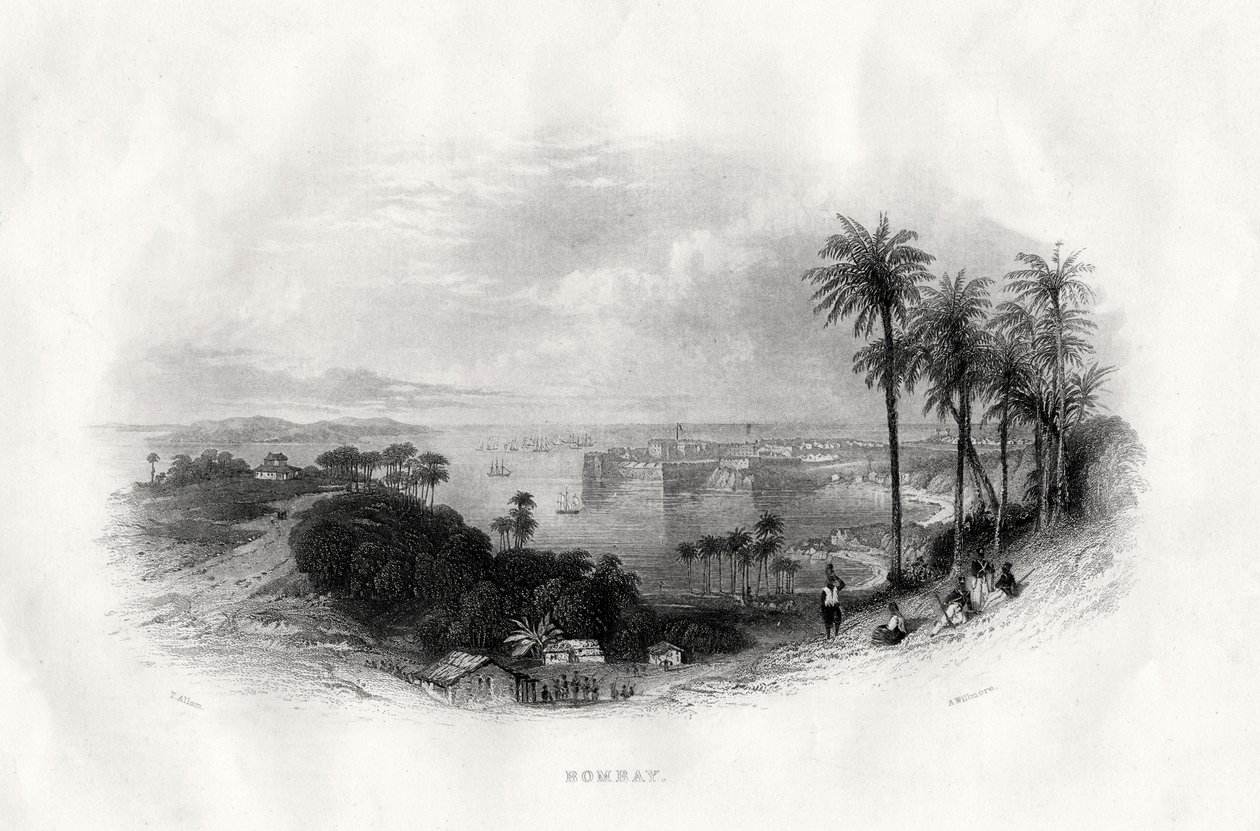 Bombay, Indien, 1860 av A. Willmore