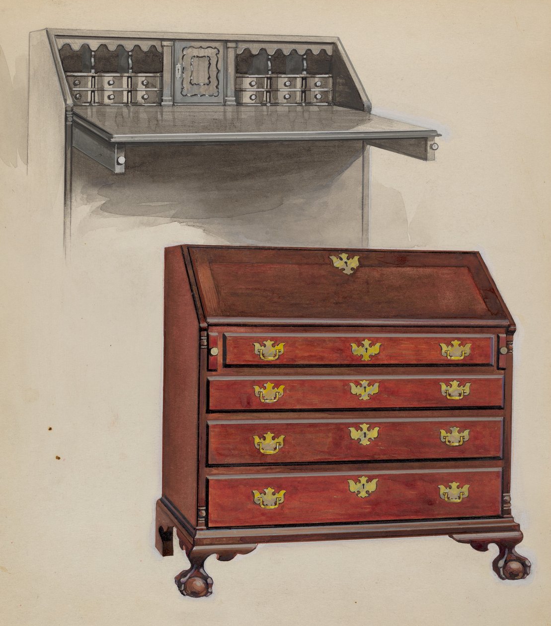 Skrivbord av Aaron Dermansky