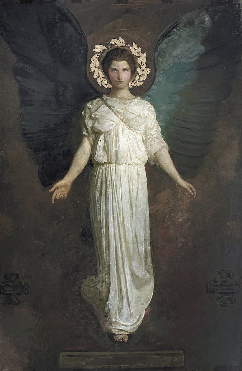 En bevingad figur, 1904-11 av Abbott Handerson Thayer