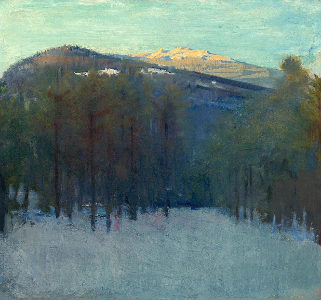Mount Monadnock, troligen 19111914. av Abbott Handerson Thayer