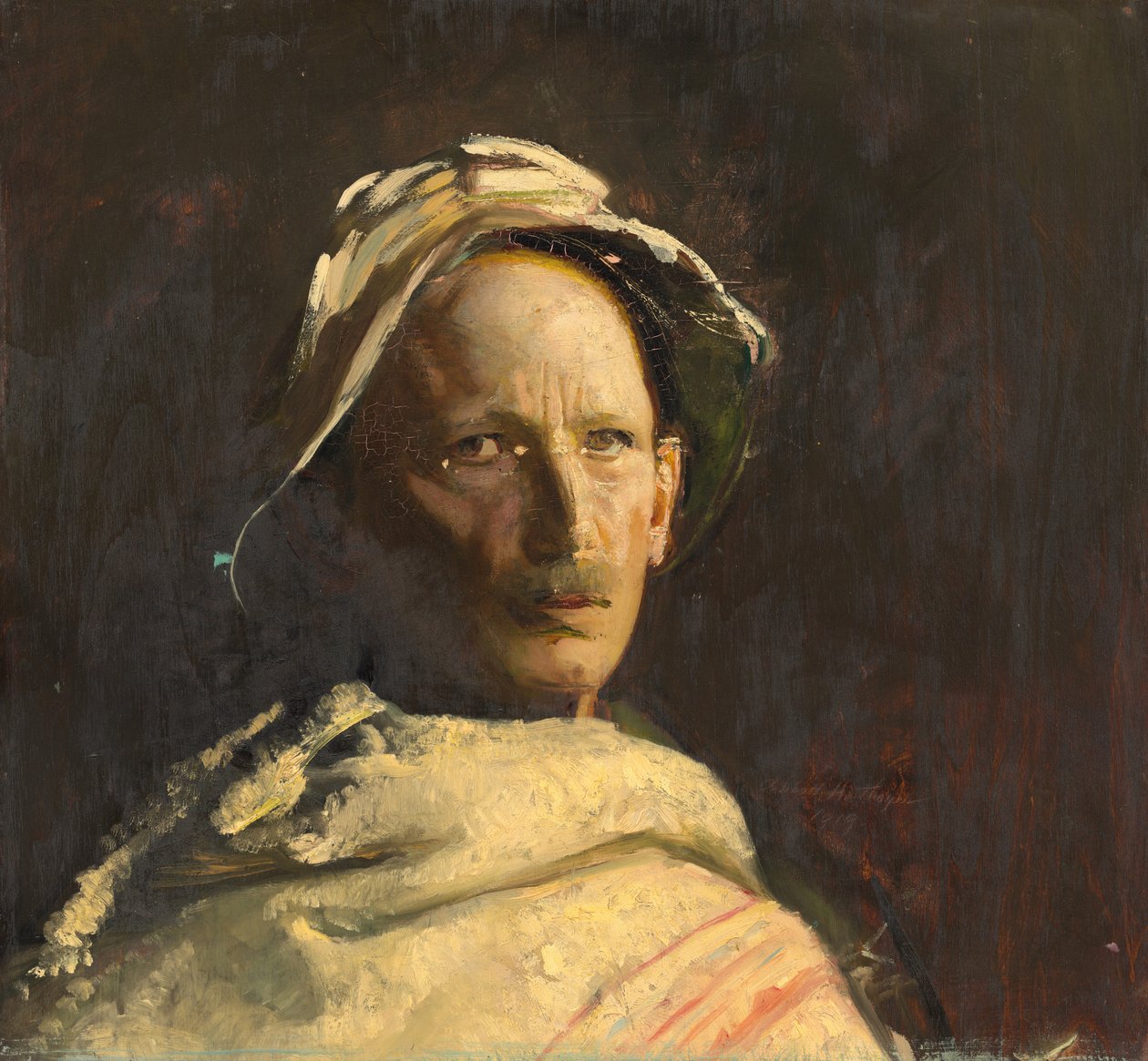 Självporträtt av Abbott Handerson Thayer