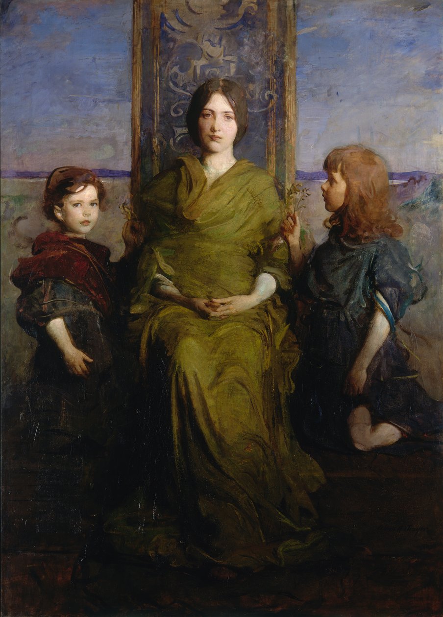 Virgin Enthroned, 1891. av Abbott Handerson Thayer