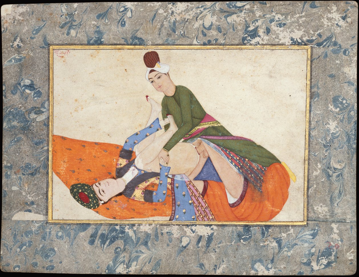 Erotisk scen, 1744-45 av Abdullah Bukhari