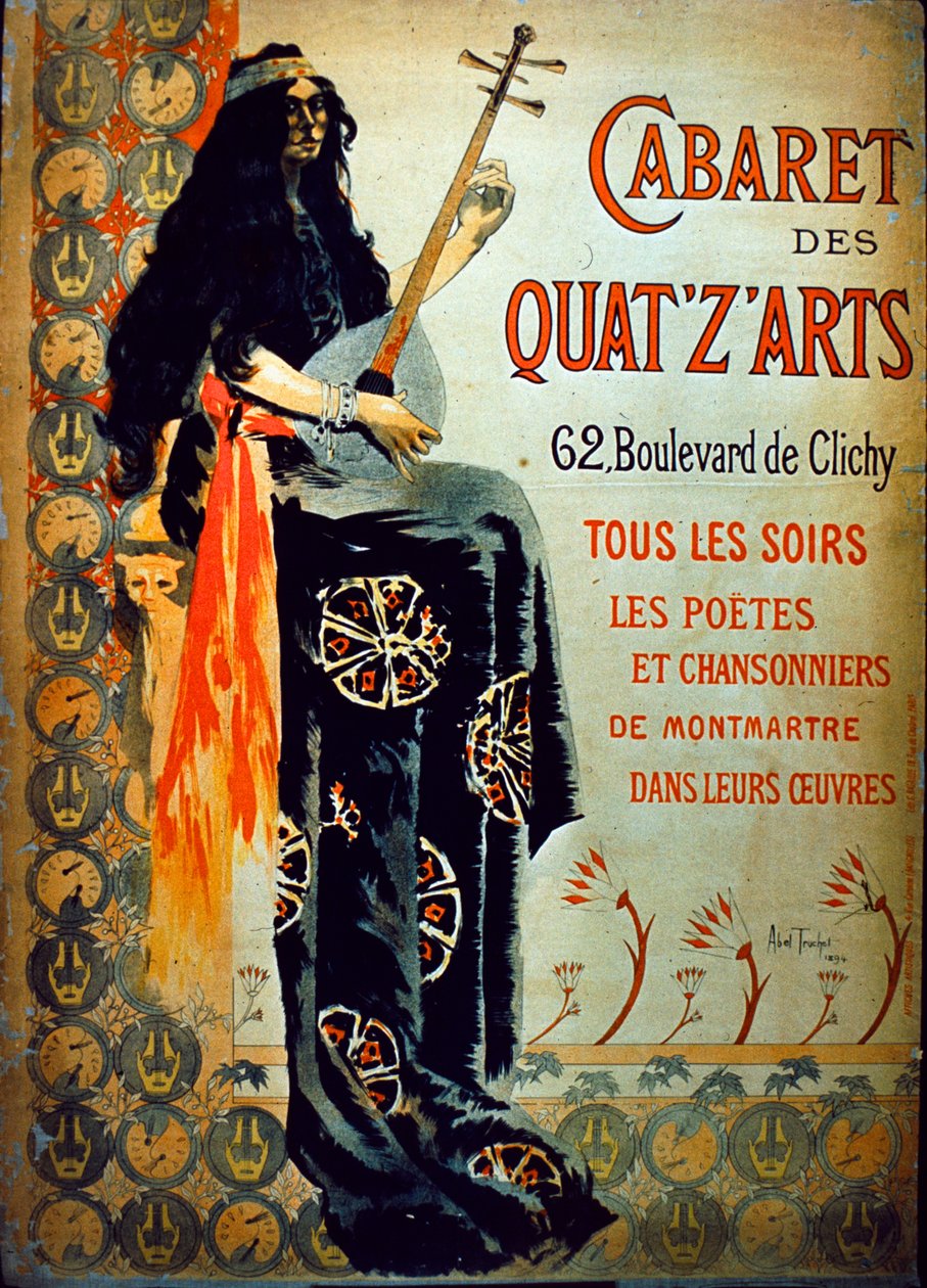 Cabaret des Quat'z'Arts, 1894 av Abel Truchet