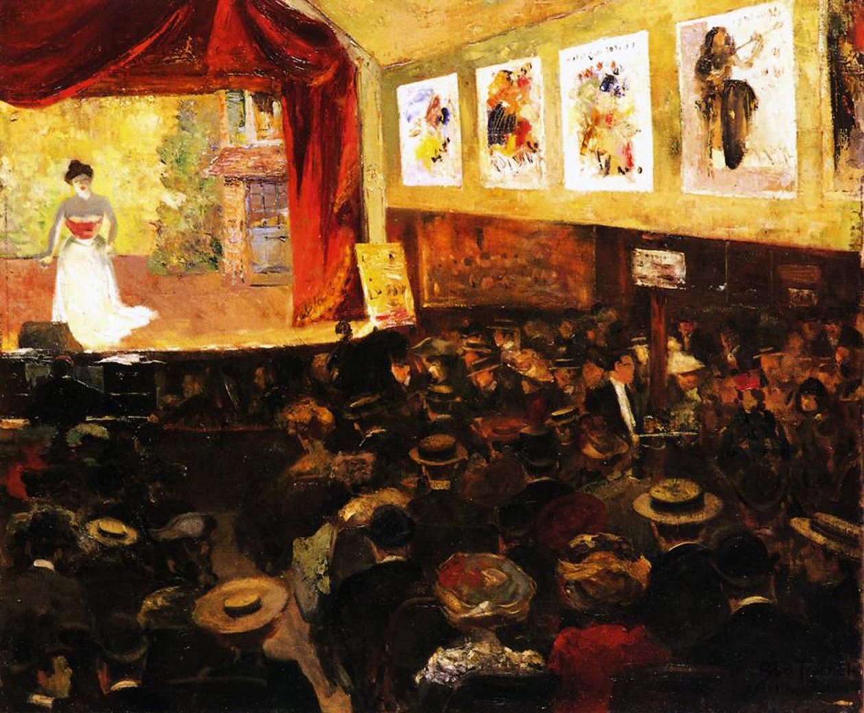 Café-konsert, ca 1904 av Abel Truchet
