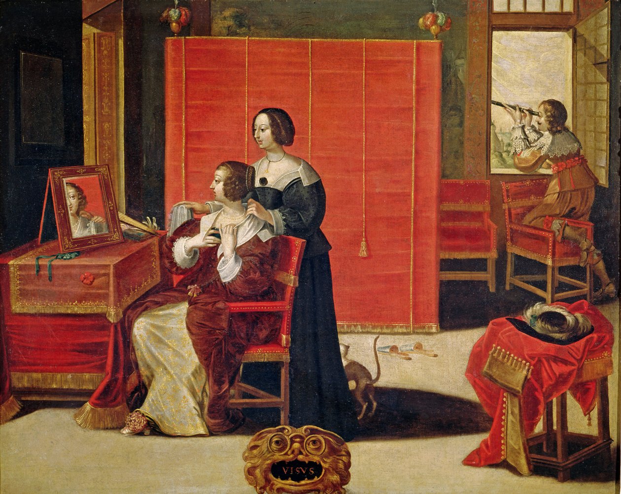 De fem sinnena - Syn av Abraham Bosse