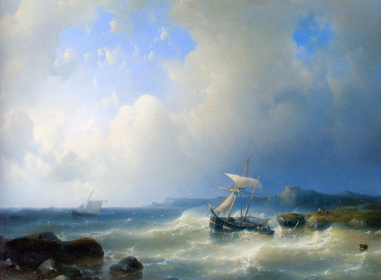 A Rocky Coast av Abraham Hulk