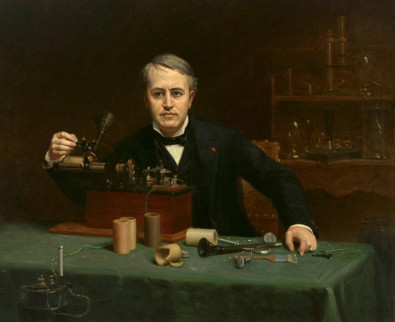 Thomas Alva Edison, 1890. av Abraham Archibald Anderson