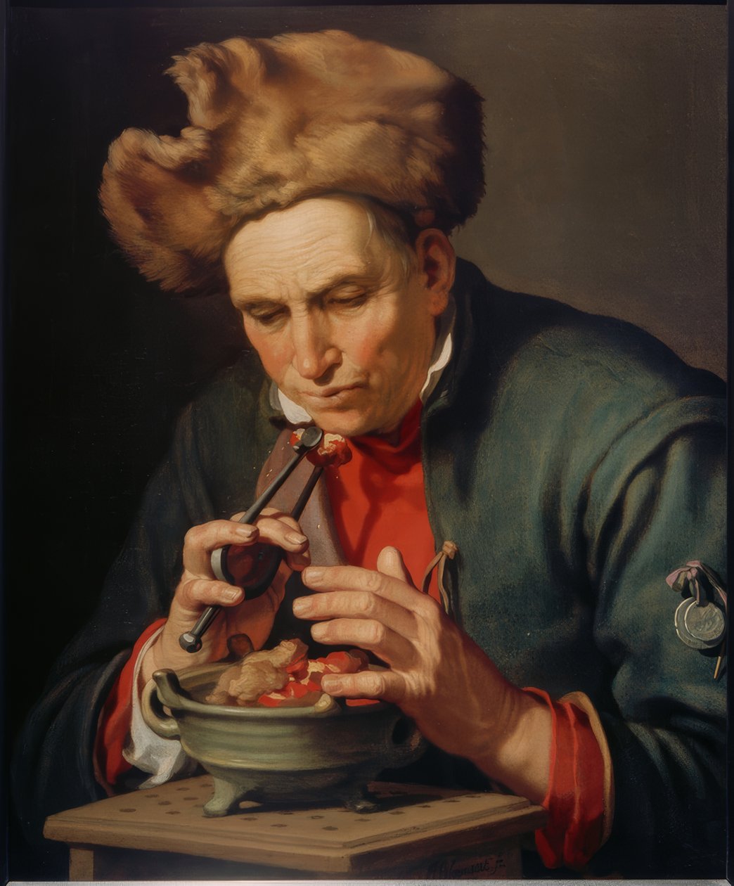 Allegori om vintern av Abraham Bloemaert