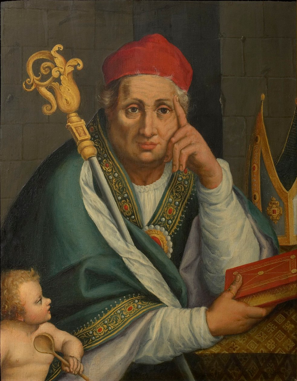 Augustinus av Hippo. av Abraham Bloemaert