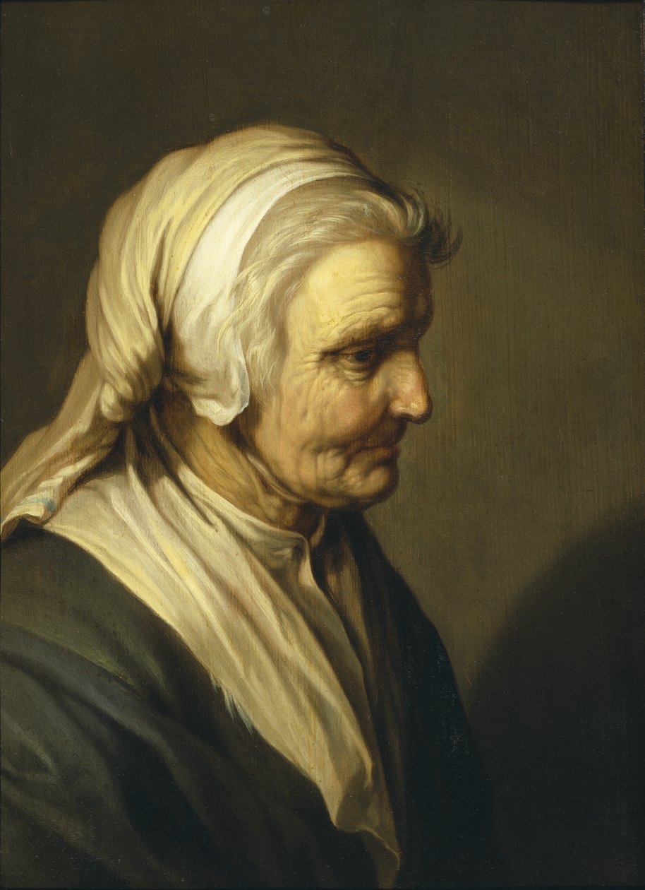 Gammal kvinna, 1635 av Abraham Bloemaert