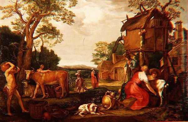 Utvisningen av Hagar och Ismael av Abraham Bloemaert