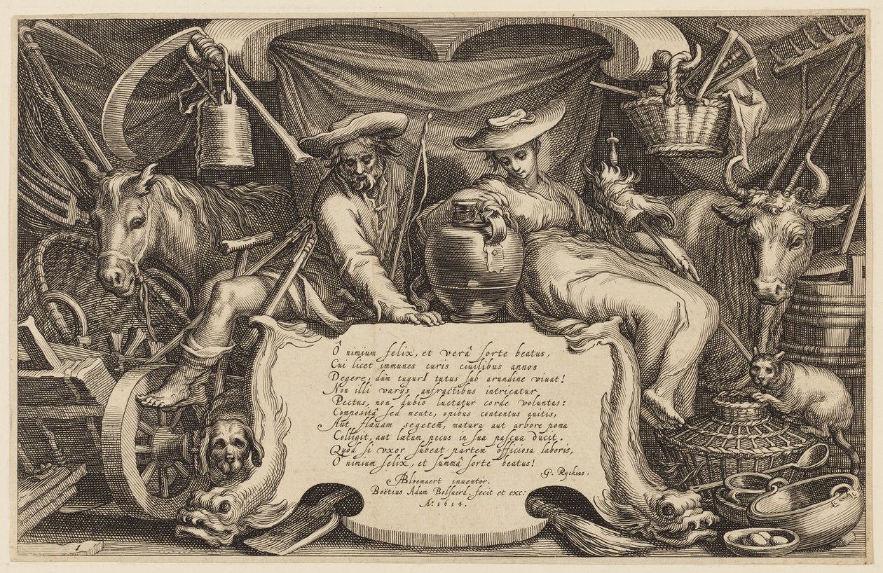 Titelsida, "The Farmhouse and Landscape Series" av Abraham Bloemaert
