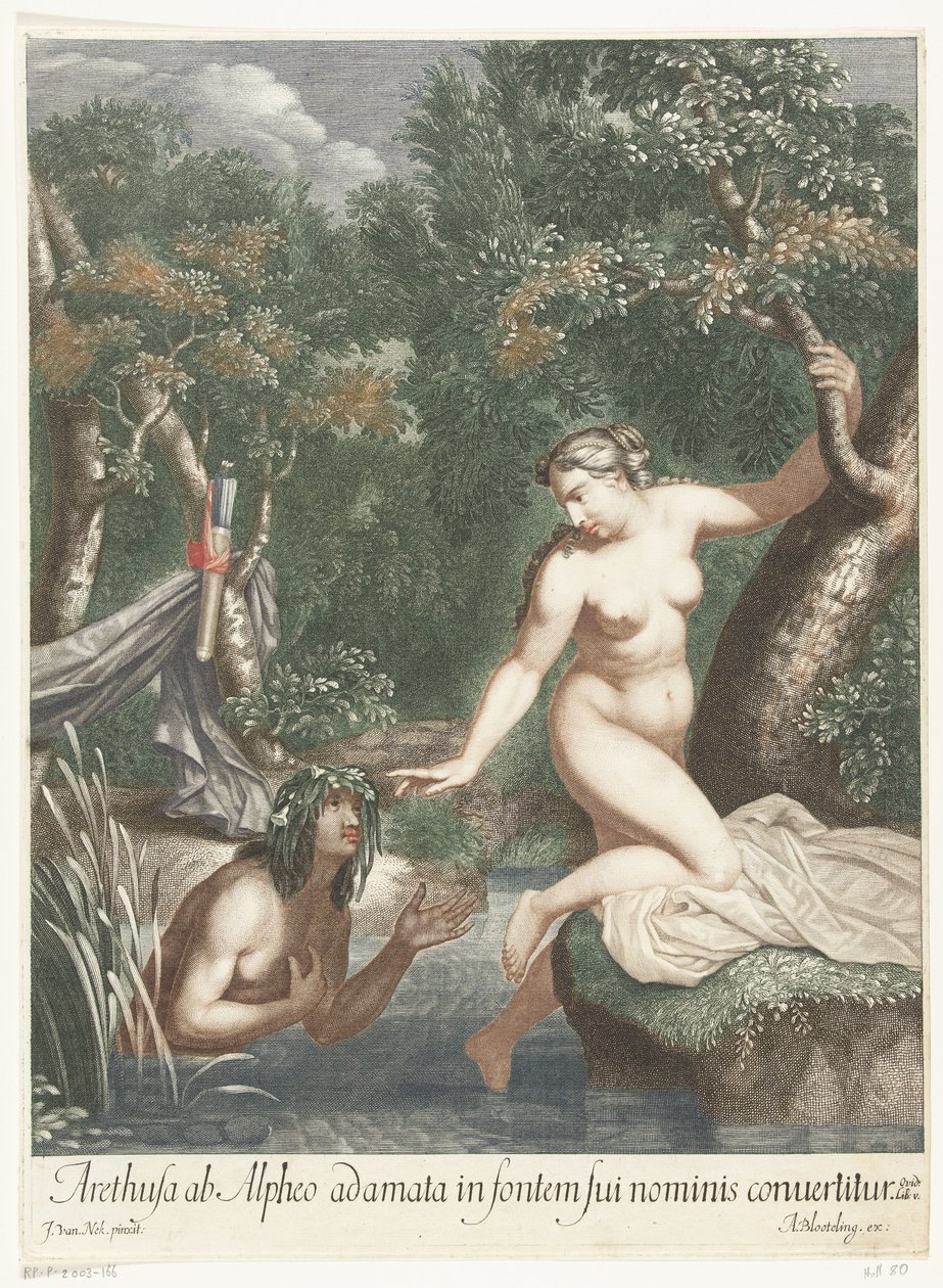 Alpheus en Arethusa av Abraham Bloteling