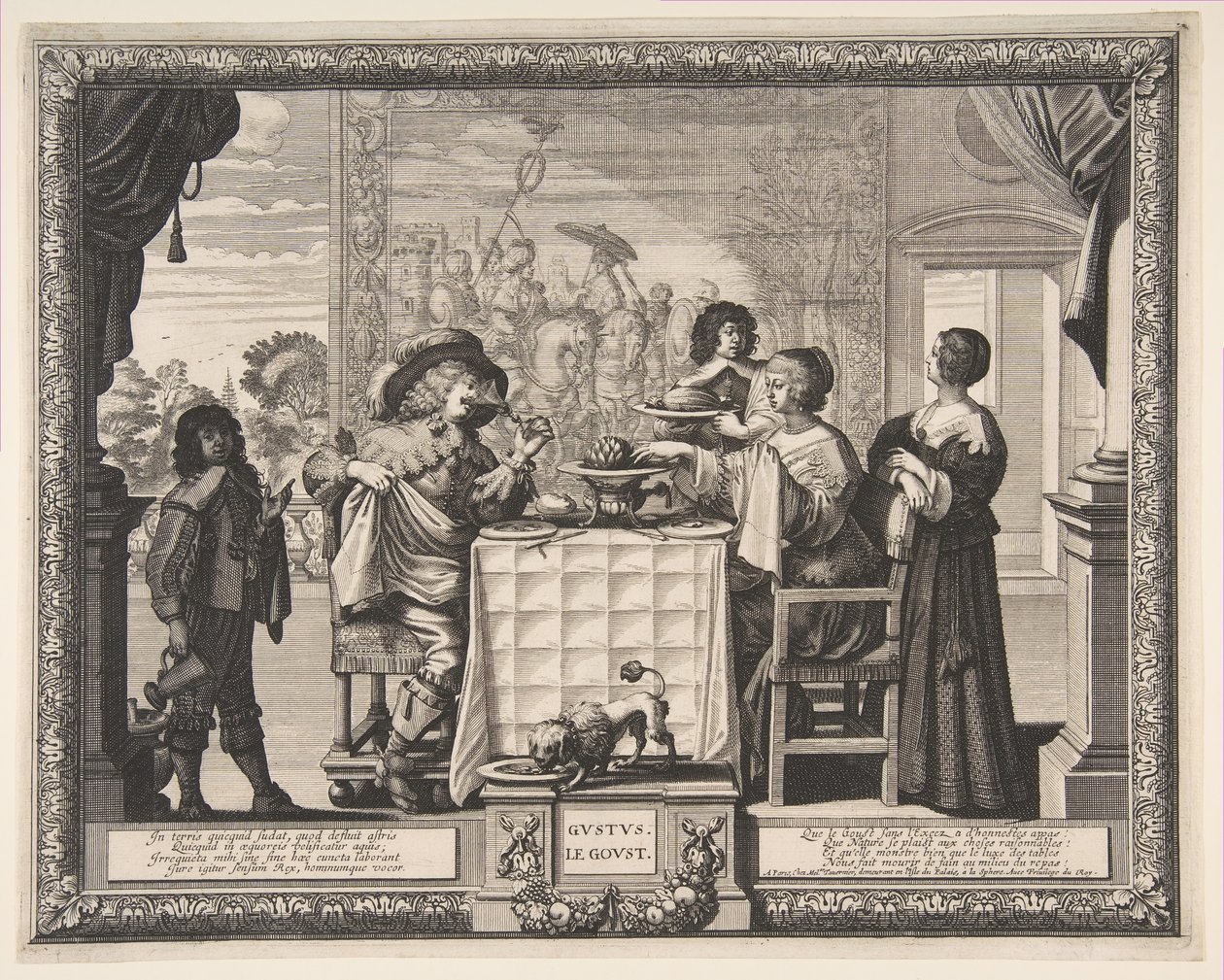 Smak, 1635-38. av Abraham Bosse