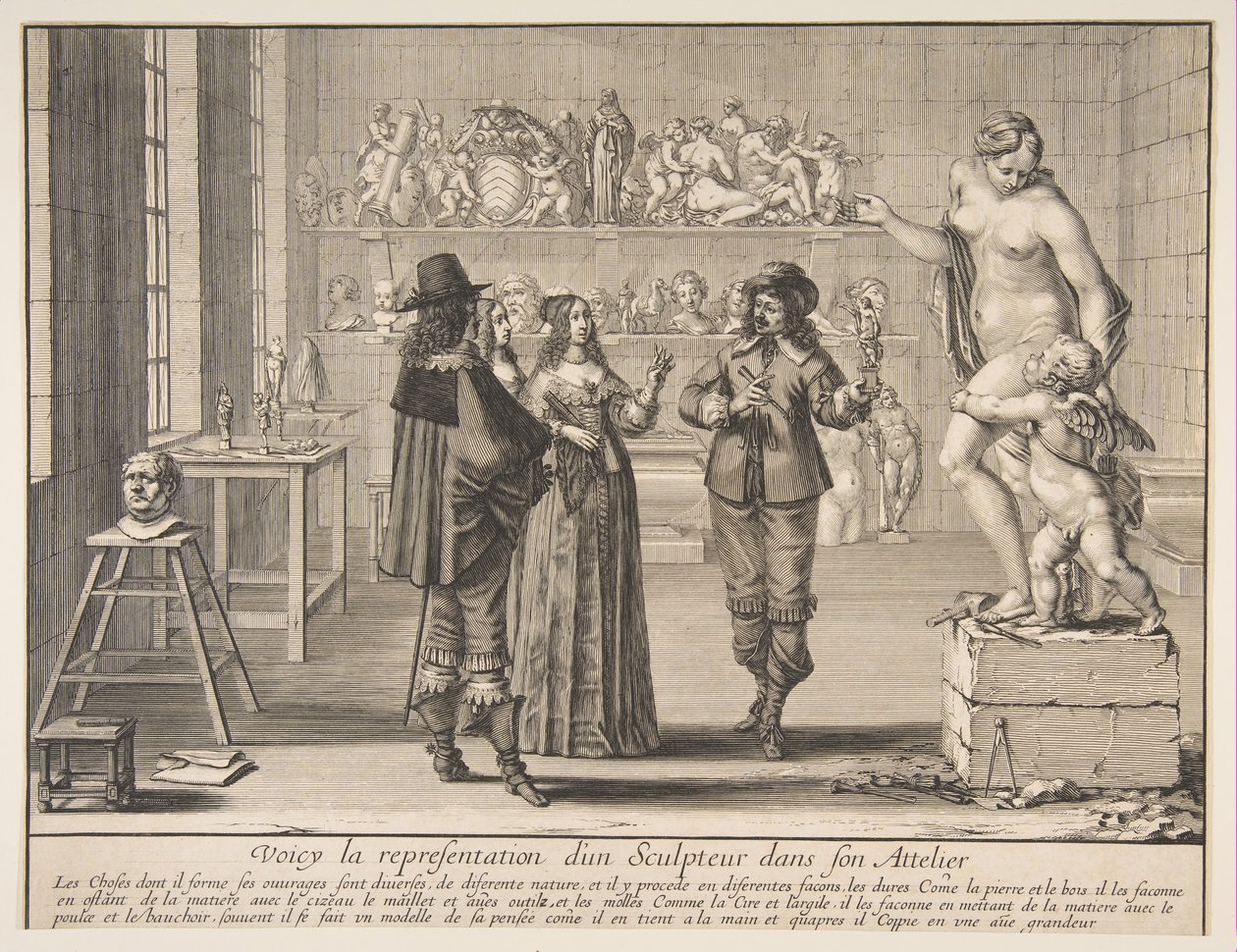Skulptören, 1642. av Abraham Bosse