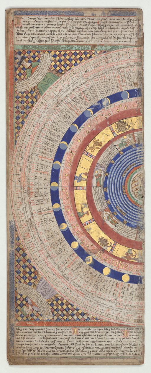 Katalansk atlas, blad 3, 1375 av Abraham Cresques