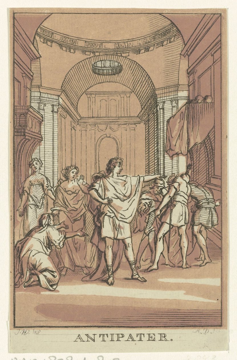Antipater (titel på objekt) av Abraham Delfos