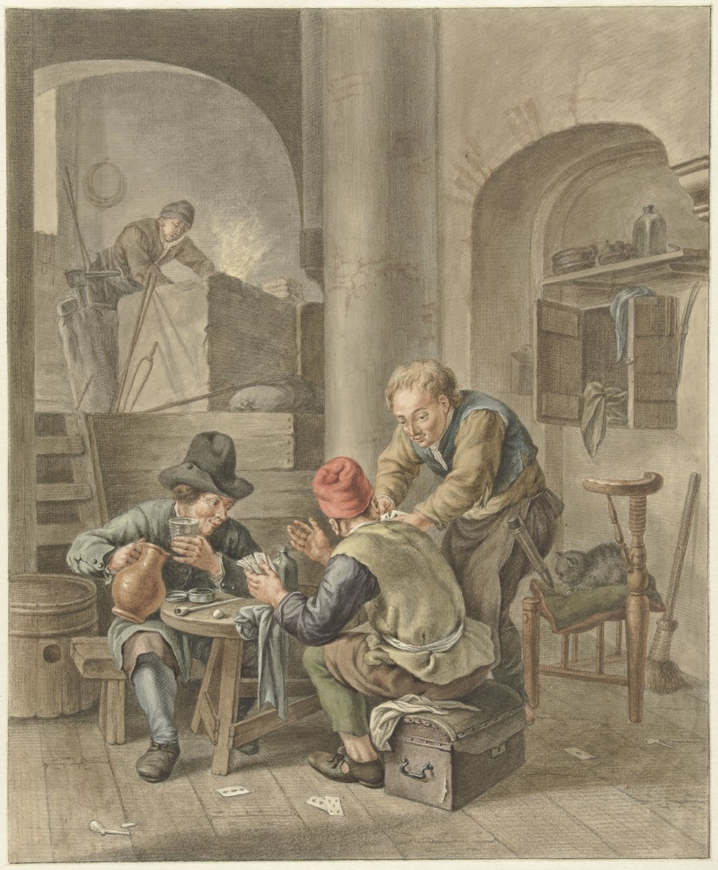 Kortspelarna av Abraham Delfos