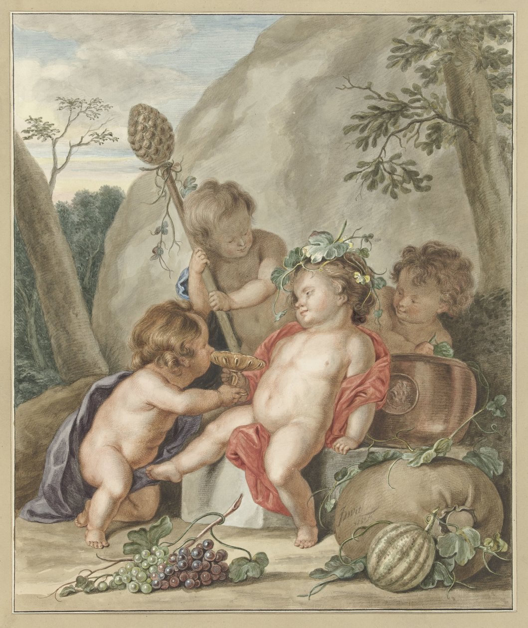 Bacchanal för barn av Abraham Delfos