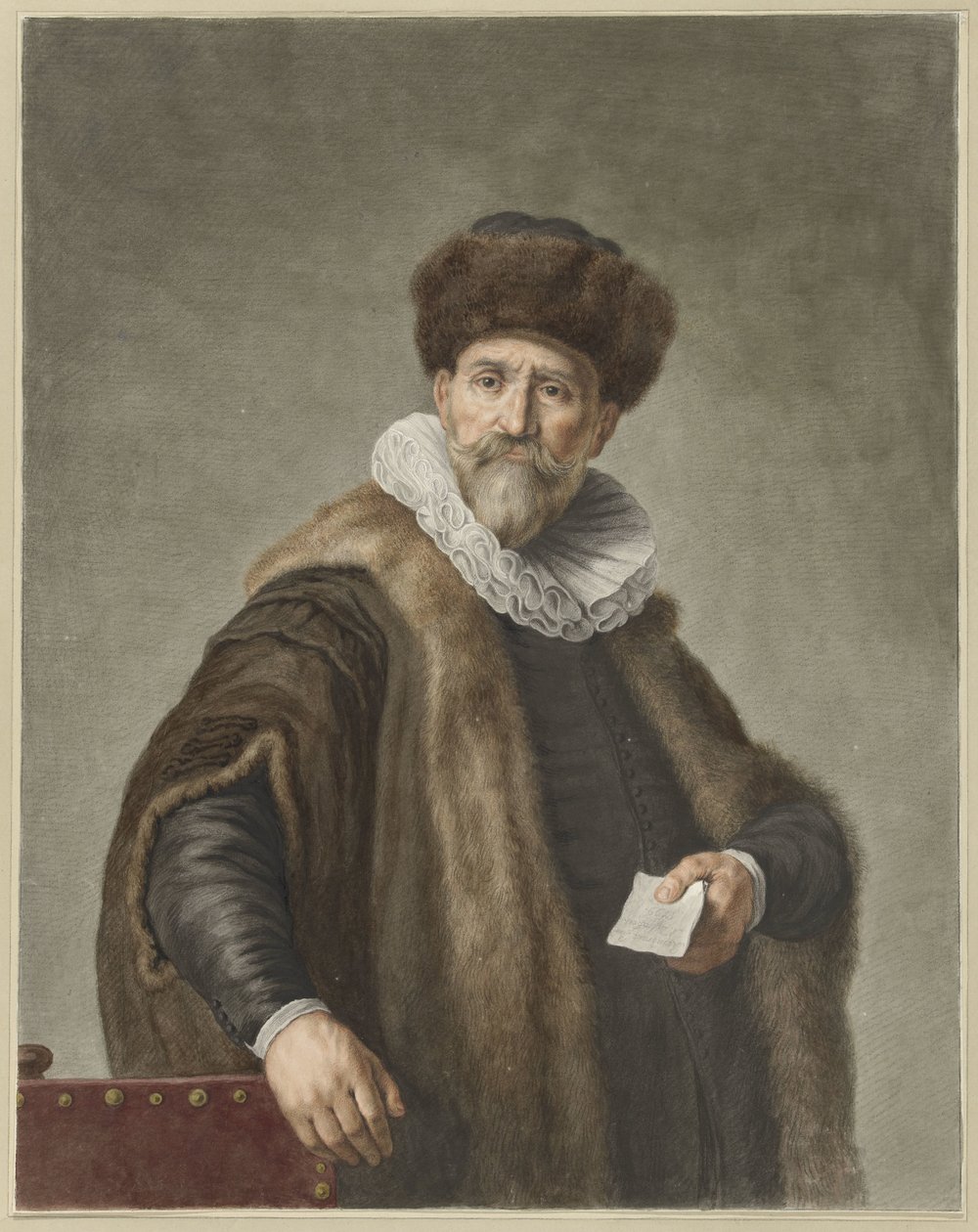 Porträtt av Nicholas Ruts av Abraham Delfos