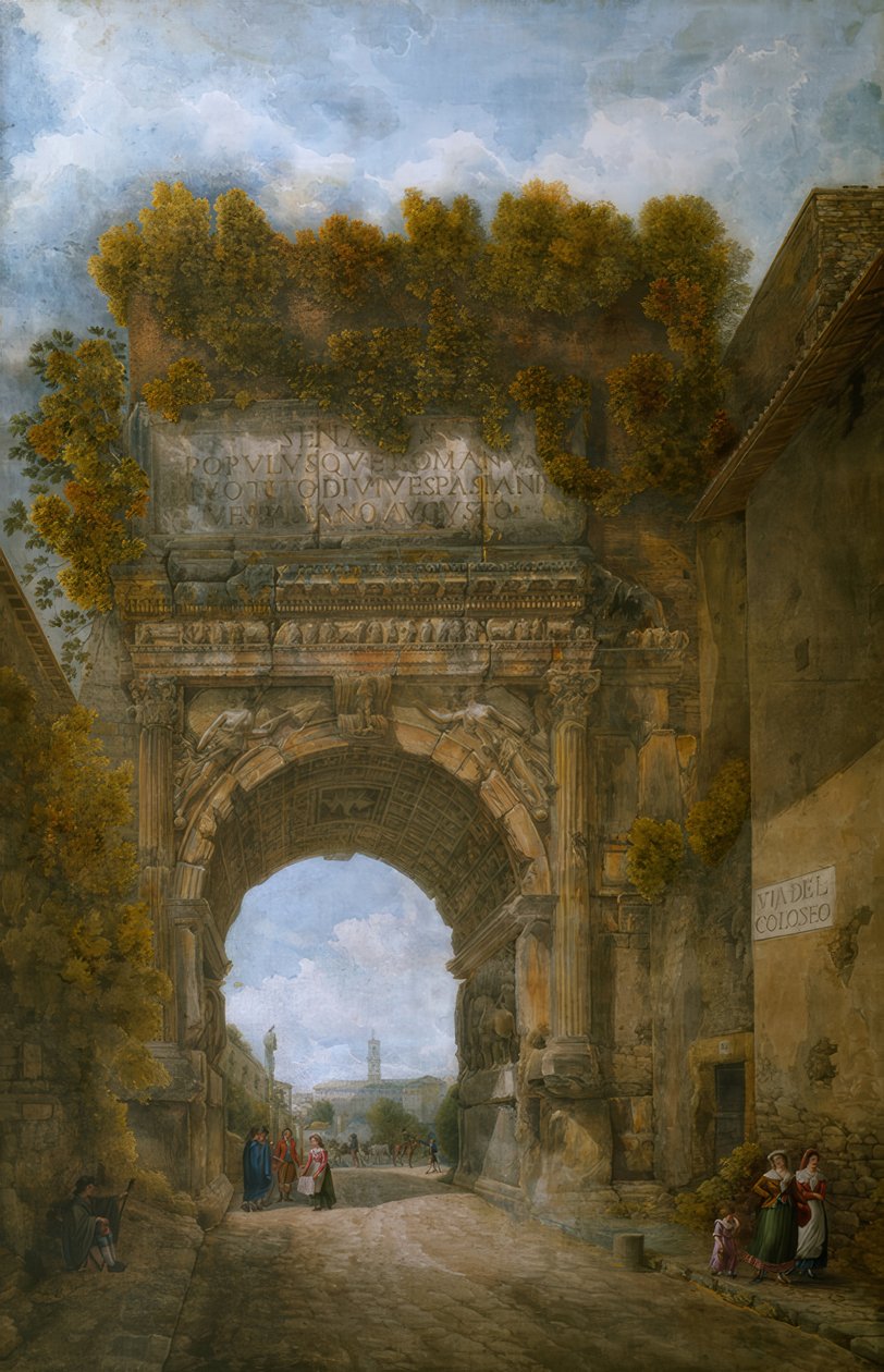 Titus båge av Abraham Louis Rodolphe Ducros