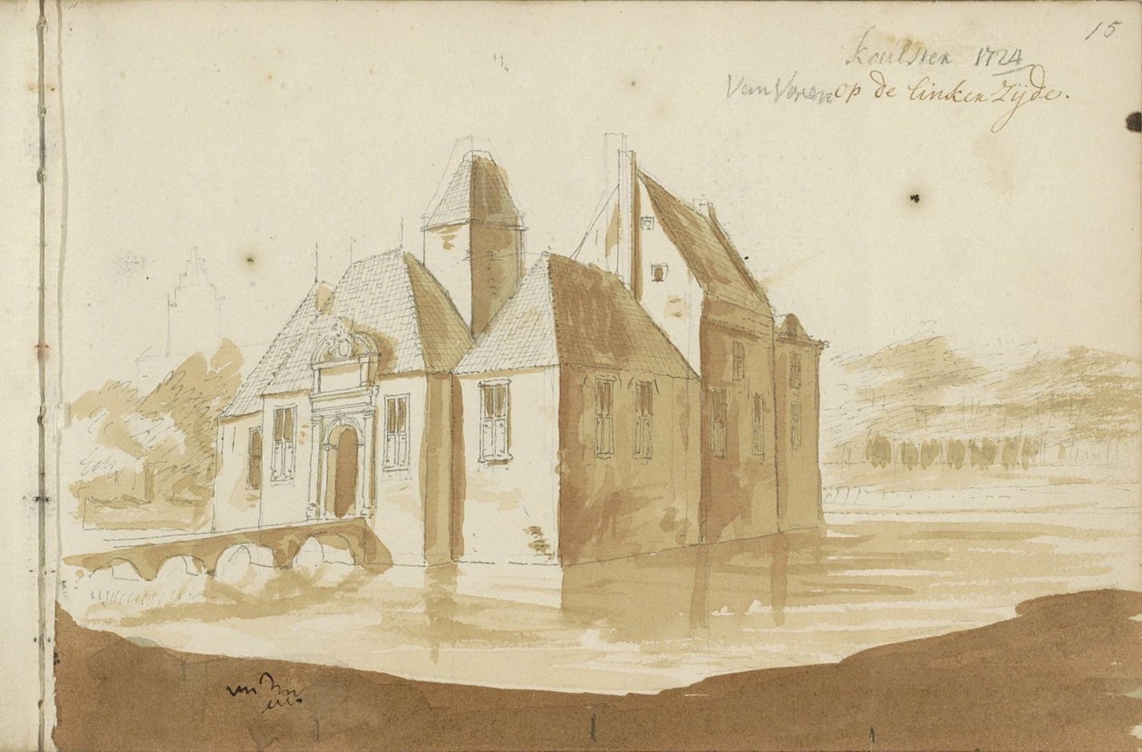 Hus Ter Coulster i Heiloo av Abraham Meyling