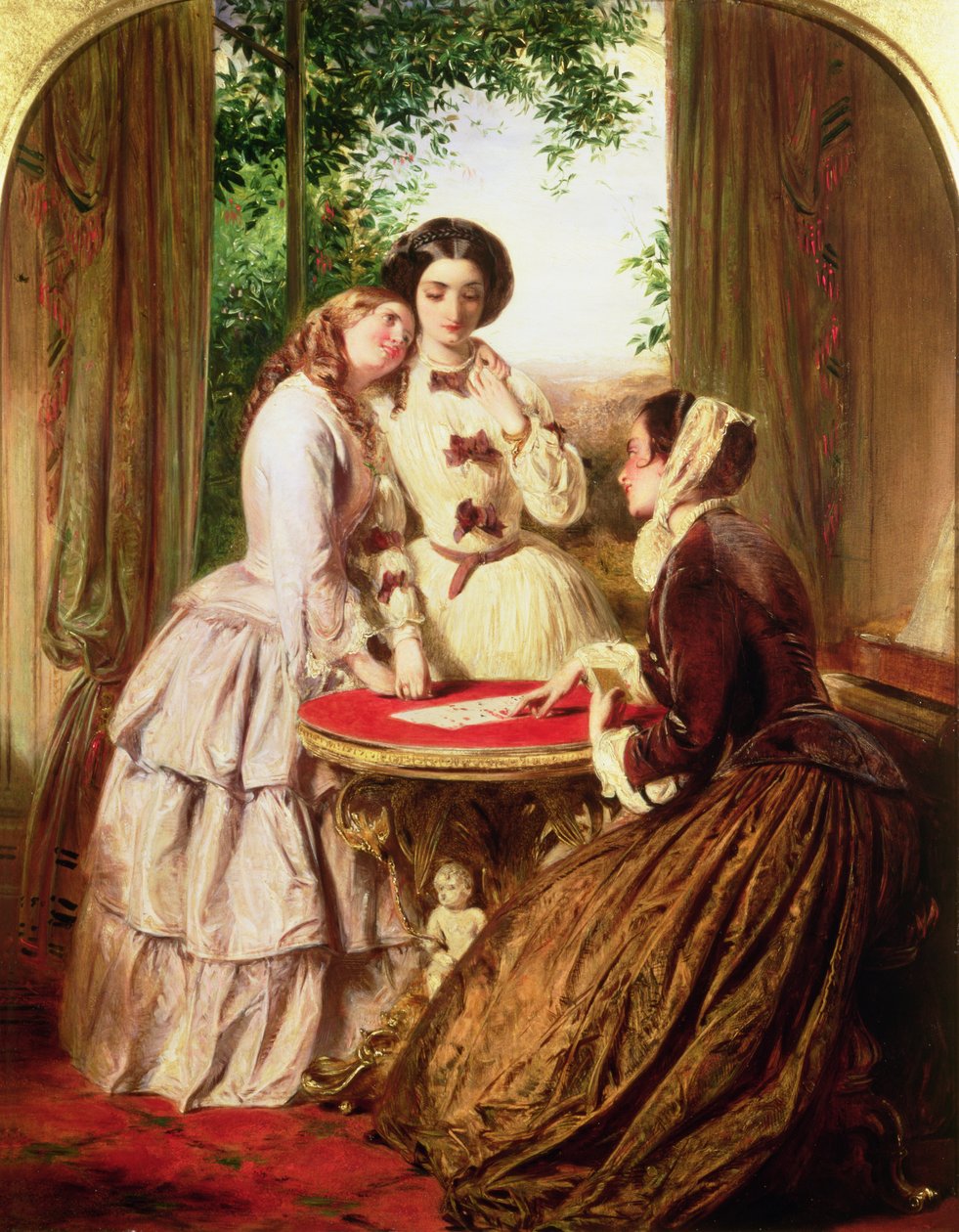 Doubtful Fortune (olja på panel) av Abraham Solomon