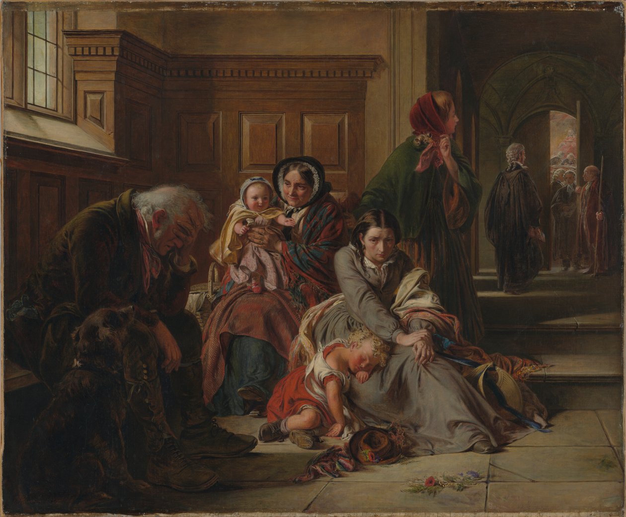 Väntar på domen av Abraham Solomon