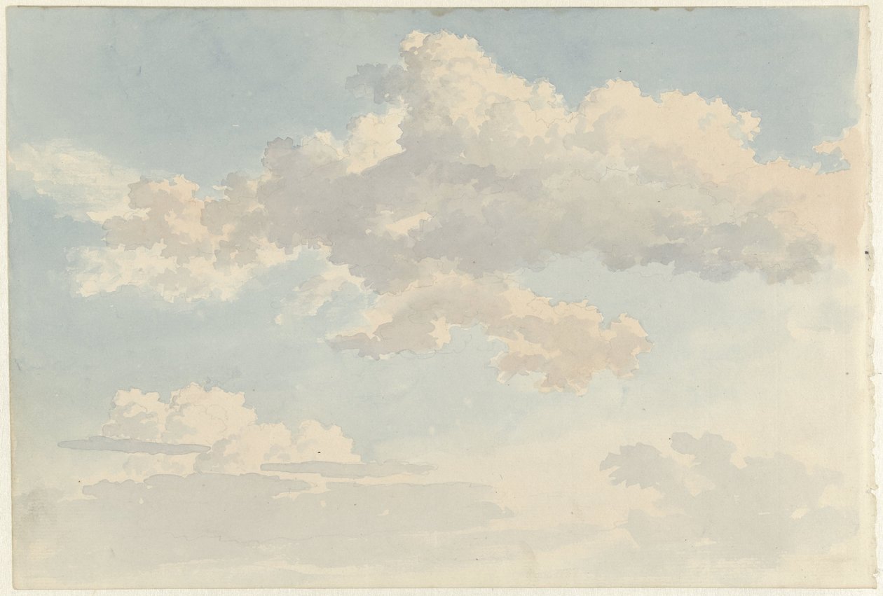 Moln mot blå himmel av Abraham Teerlink