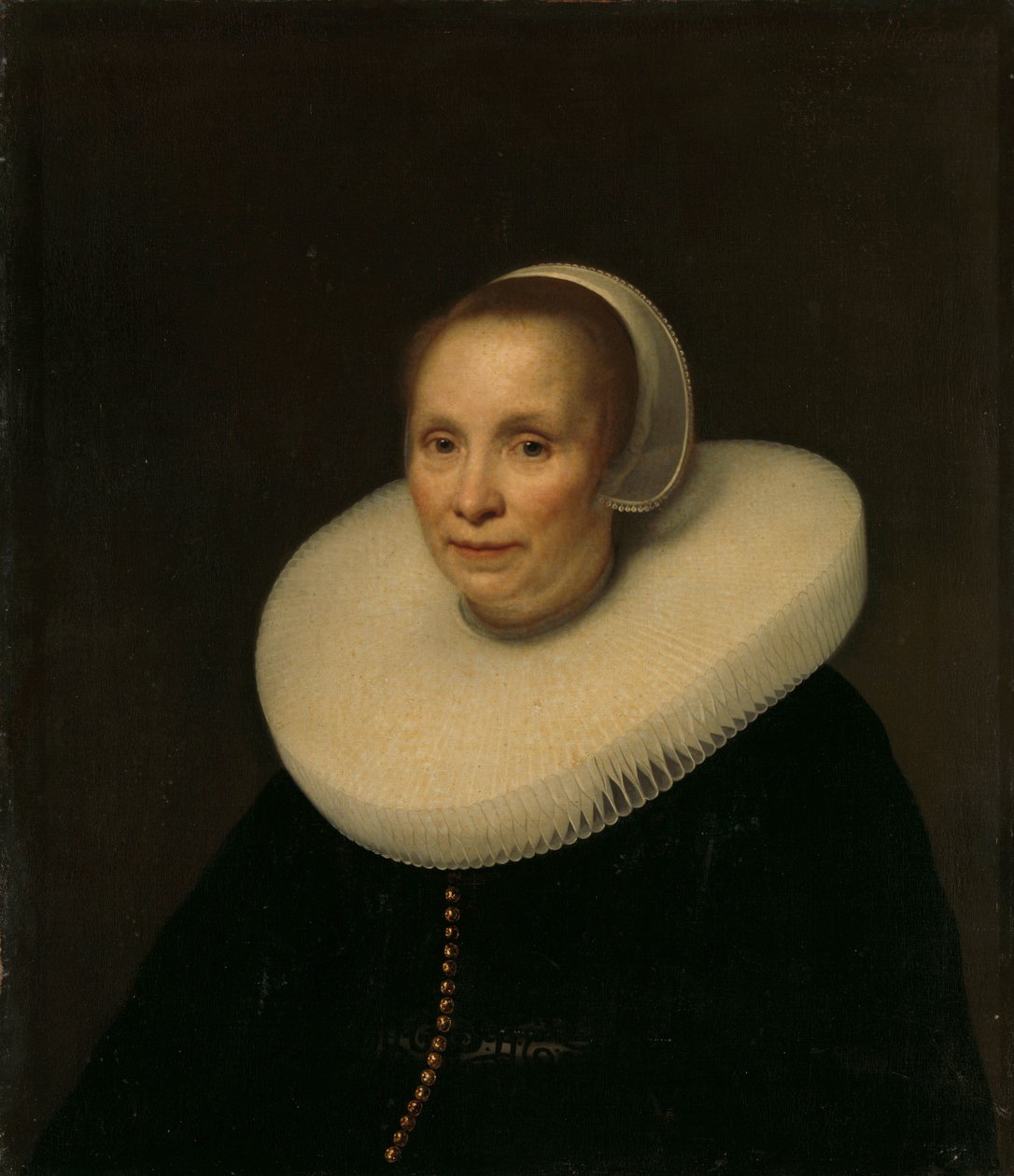 Porträtt av en kvinna av Abraham van den Tempel
