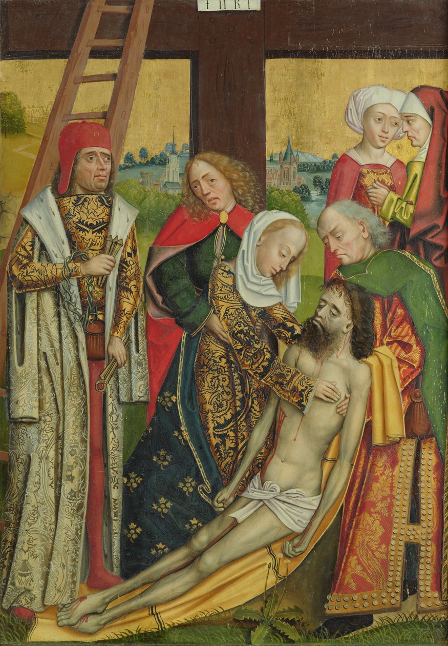 Nedstigning från korset, från kupolaltaret, 1499 (tempera på panel) av Absolon Stumme