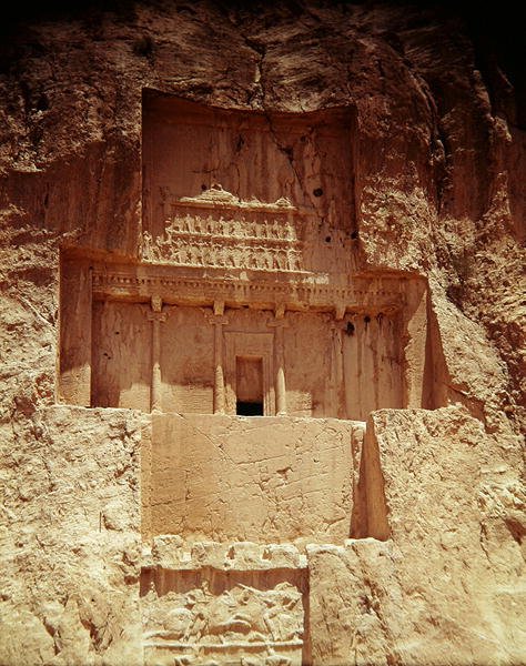 Dareios I:s mausoleum av Achaemenid
