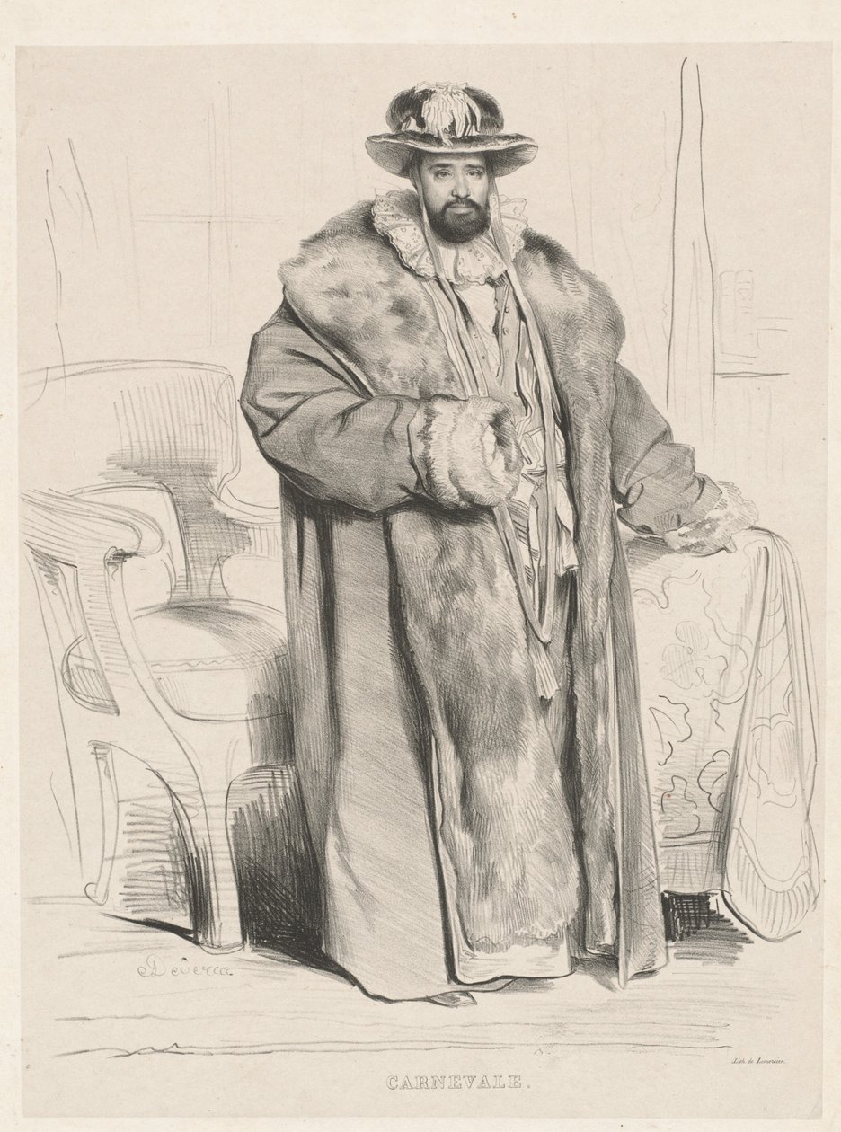 Carnevale av Achille Devéria