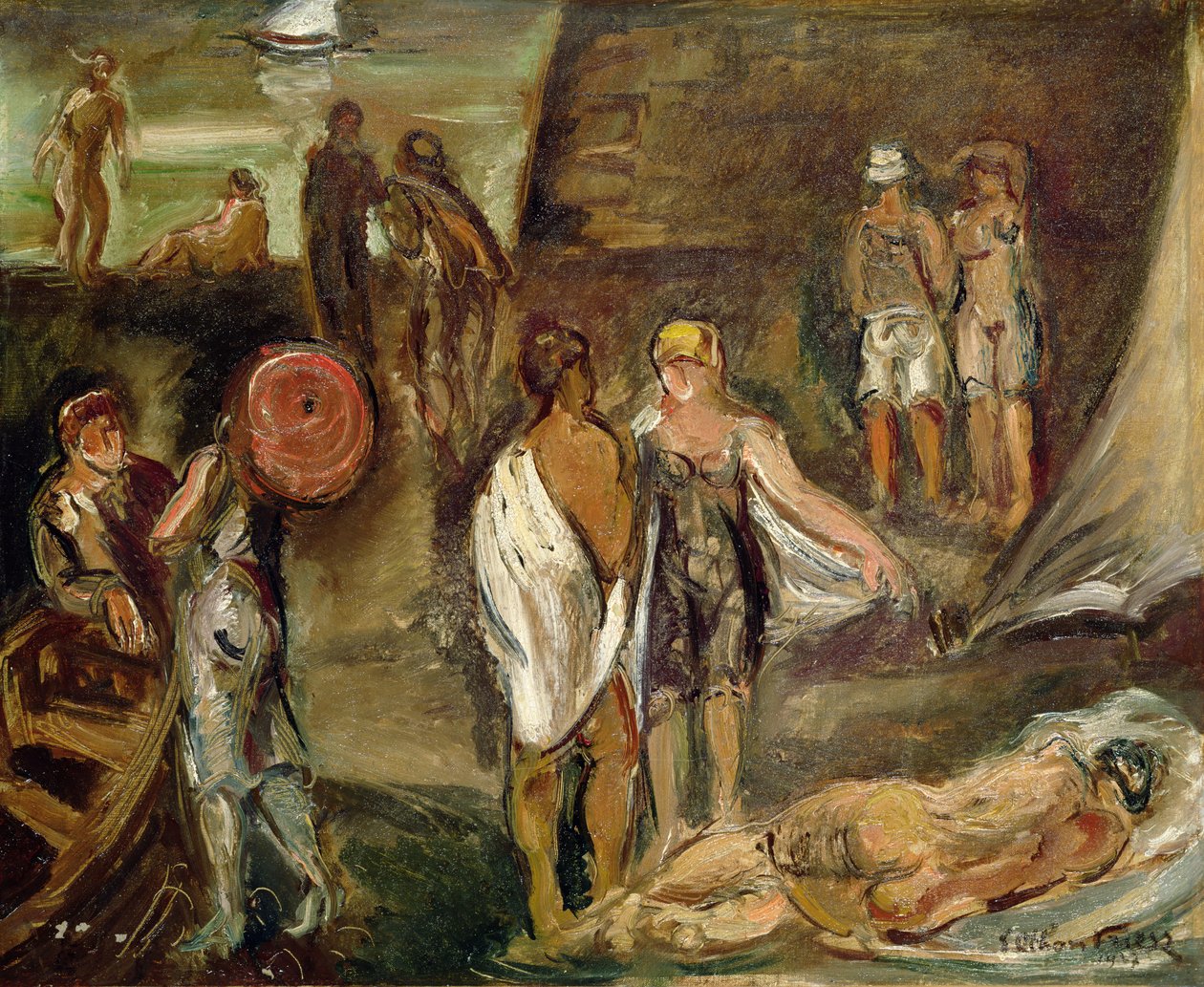 Badgäster av Achille Emile Othon Friesz