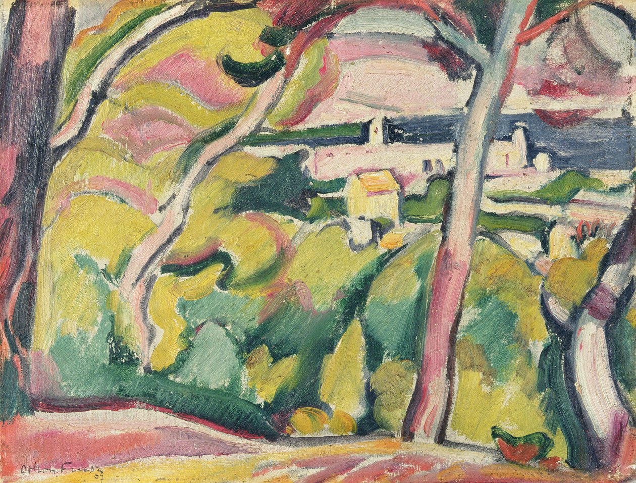La Ciotat av Achille Emile Othon Friesz