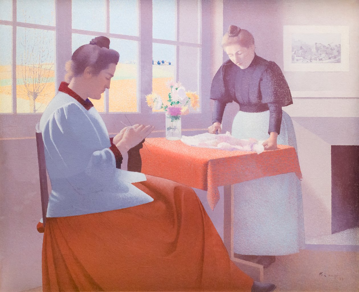 Vid fönstret av Achille Lauge