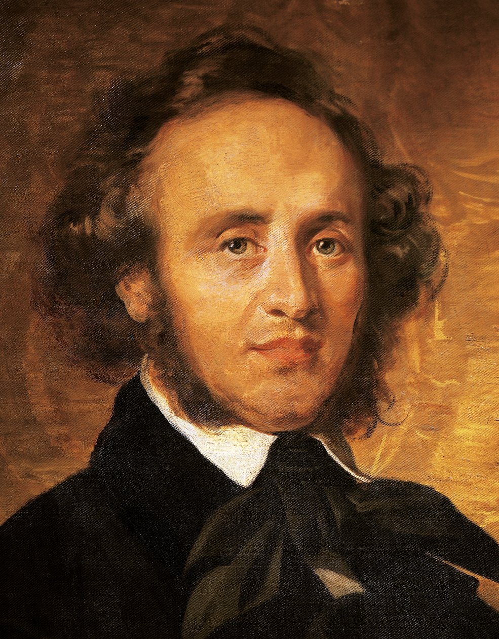 Porträtt av Felix Mendelssohn Bartholdy (Hamburg av Achille Talarico