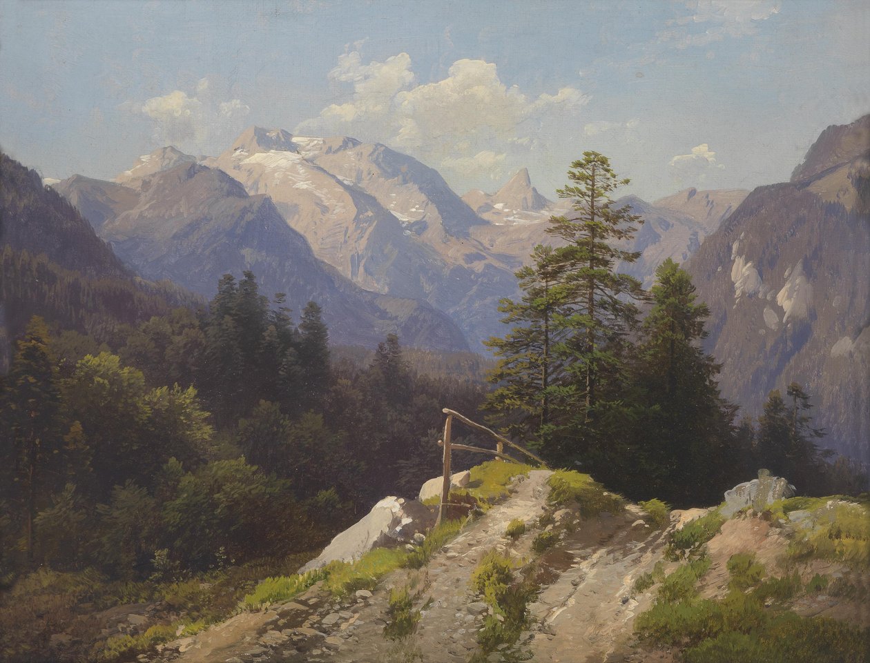 Prof. Waagen den ... Tauern från Berchtesgaden av Adalbert Waagen
