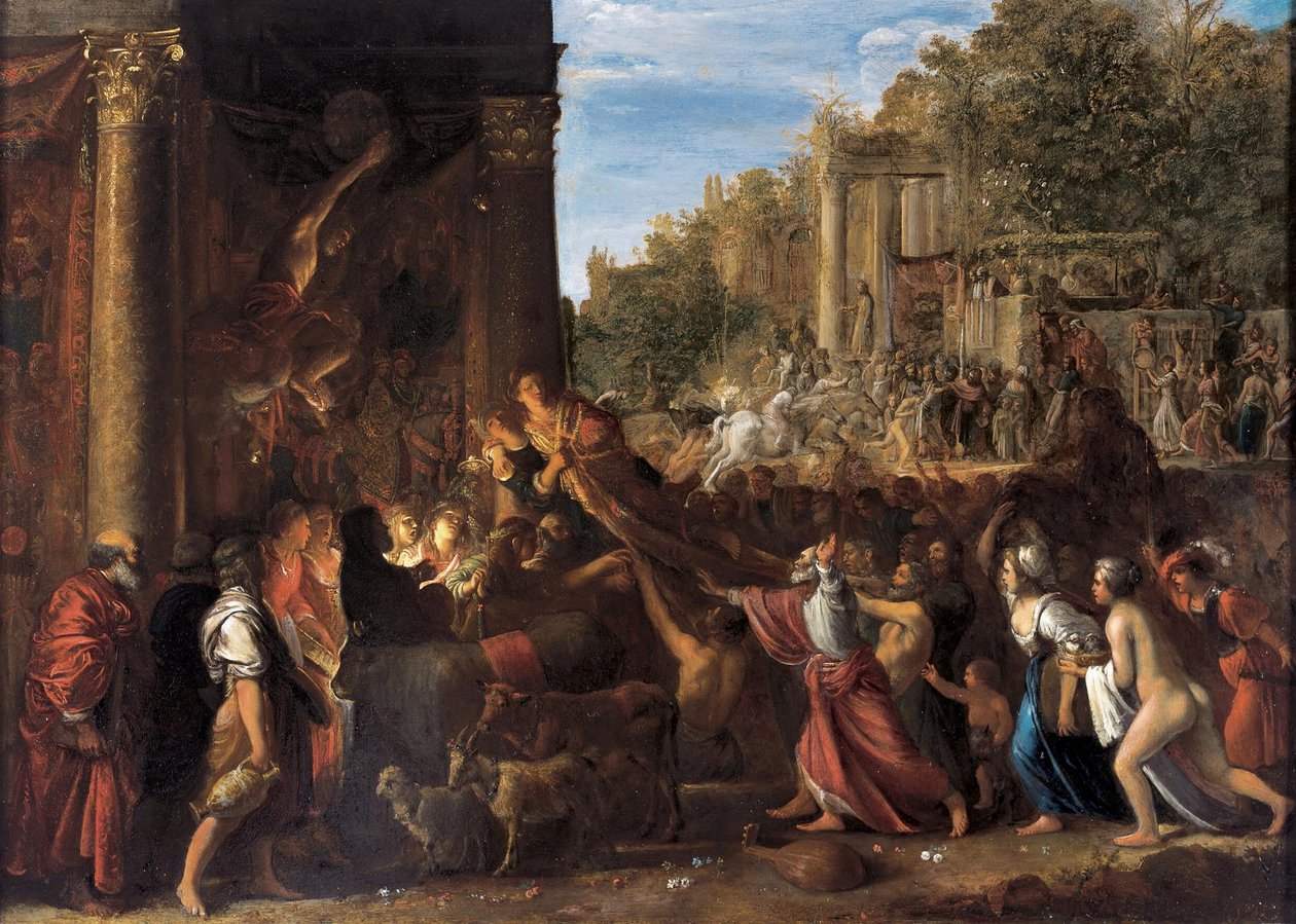 De förnöjda av Adam Elsheimer