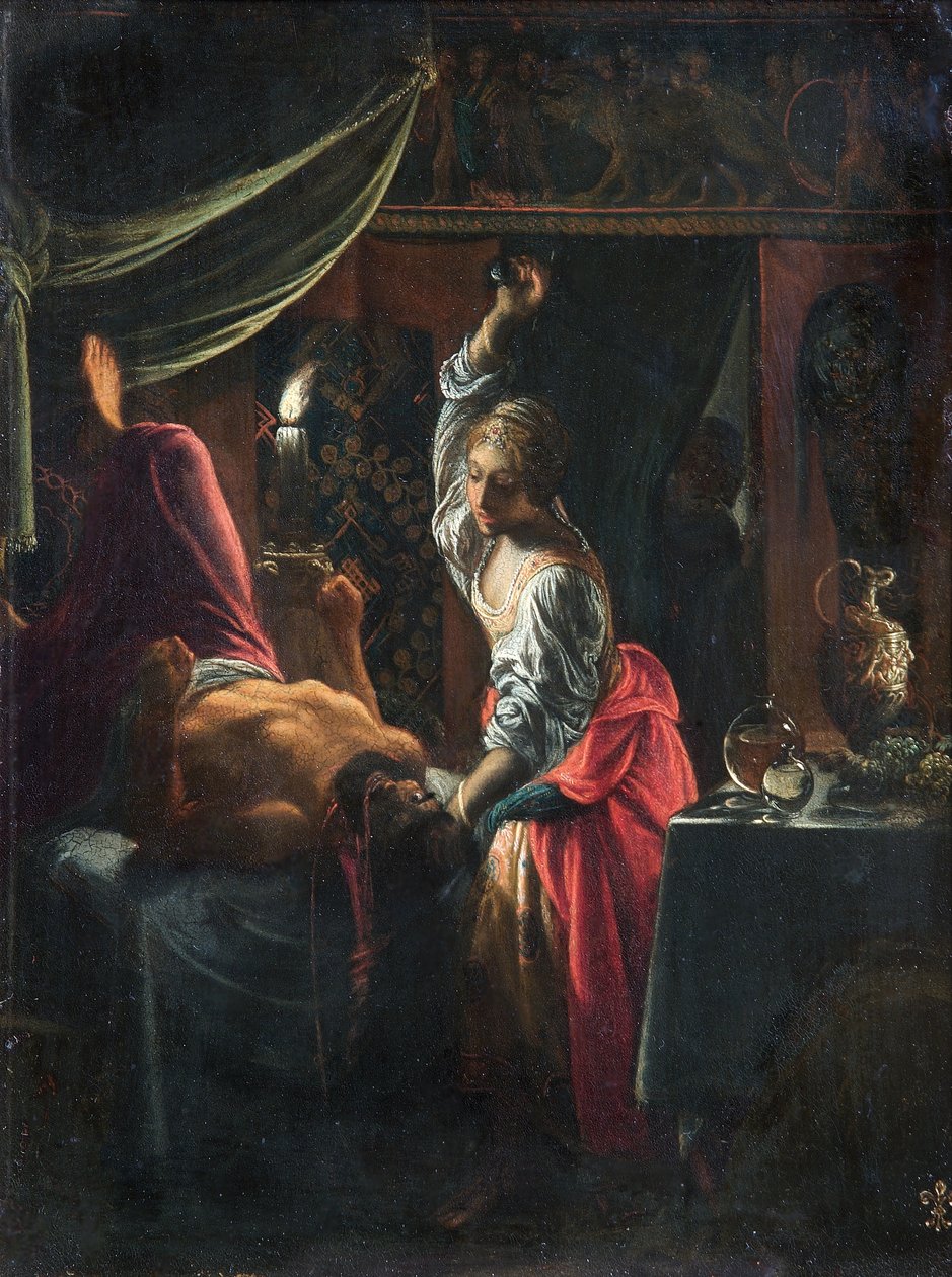 Judith Slaying Holofernes, ca 1601-03 (olja på koppar) av Adam Elsheimer