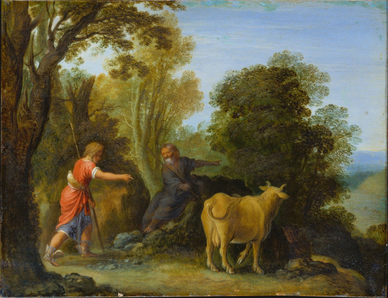 Kvicksilver och Battus av Adam Elsheimer