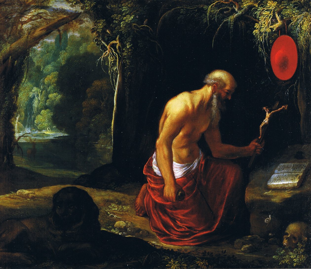 S:t Jerome i vildmarken av Adam Elsheimer