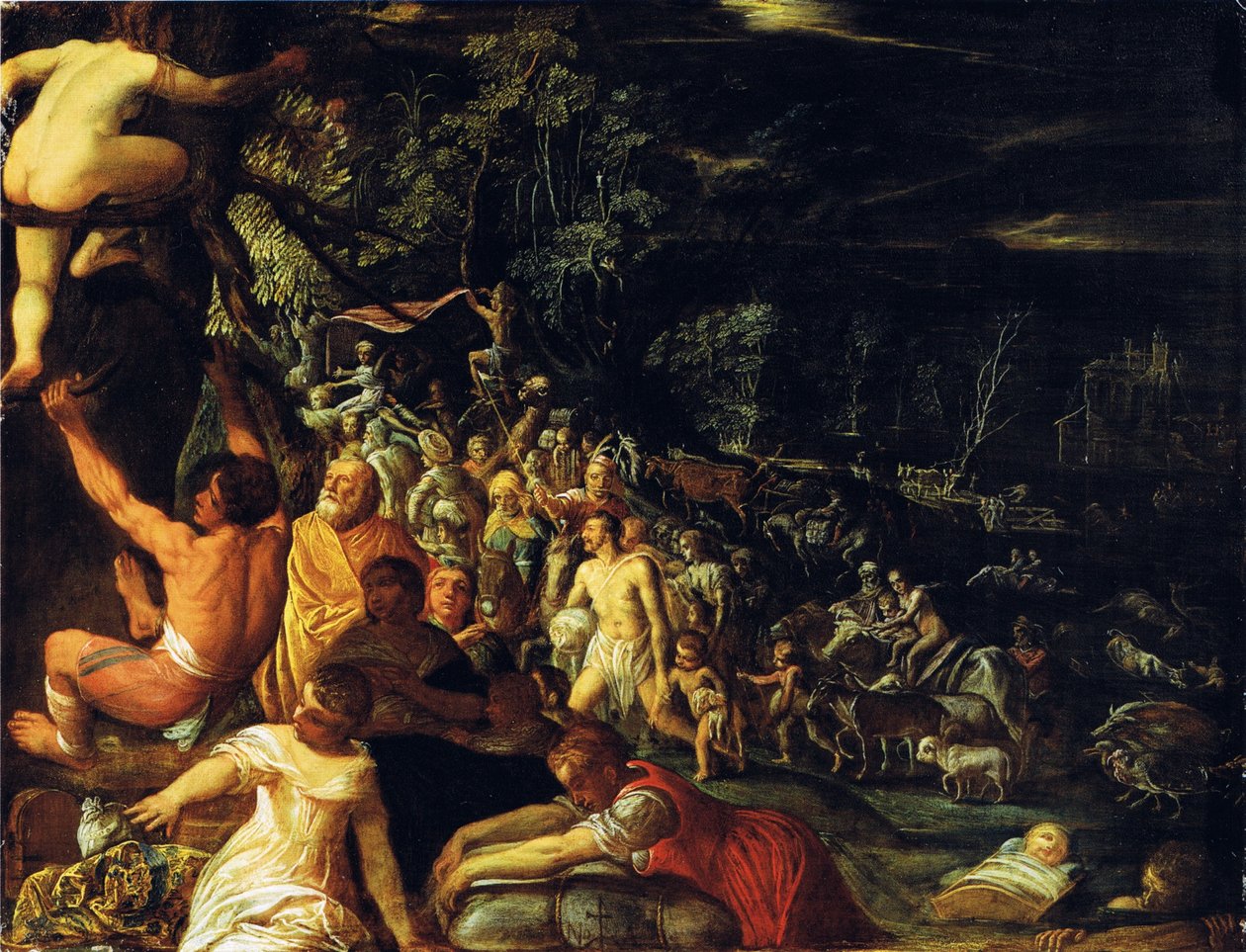 Syndafloden av Adam Elsheimer